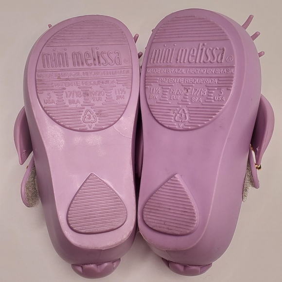 Mini Melissa Purple Bunny Rabbit Shoes - Picture 5 of 6
